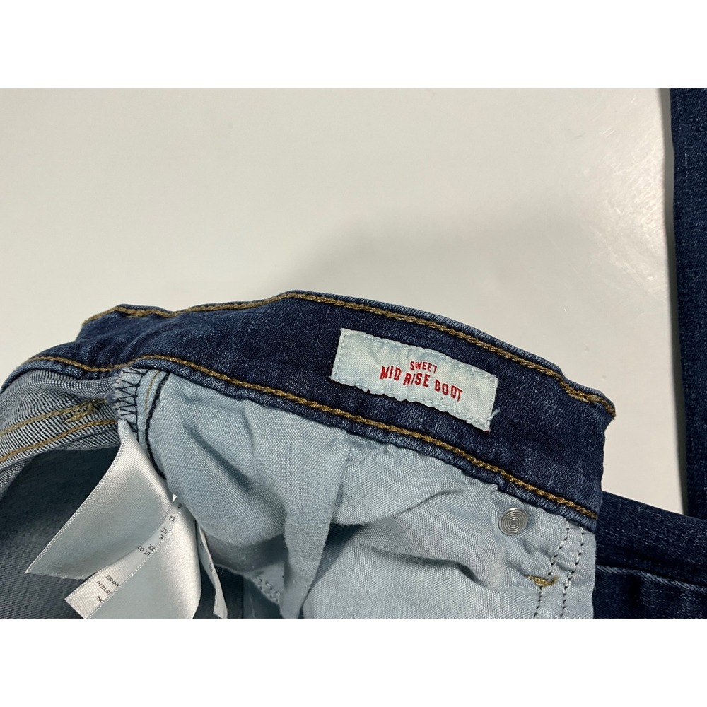 Lucky Brand Sweet Mid Rise Bootcut Jeans Dark Wash Denim Blue Womens Size 6/28R - Picture 15 of 16